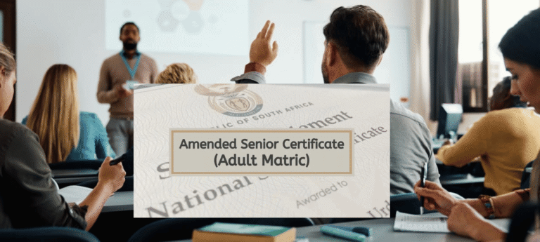 Adult Matric registration