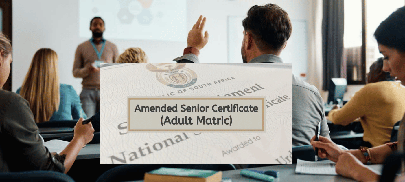 Adult Matric registration