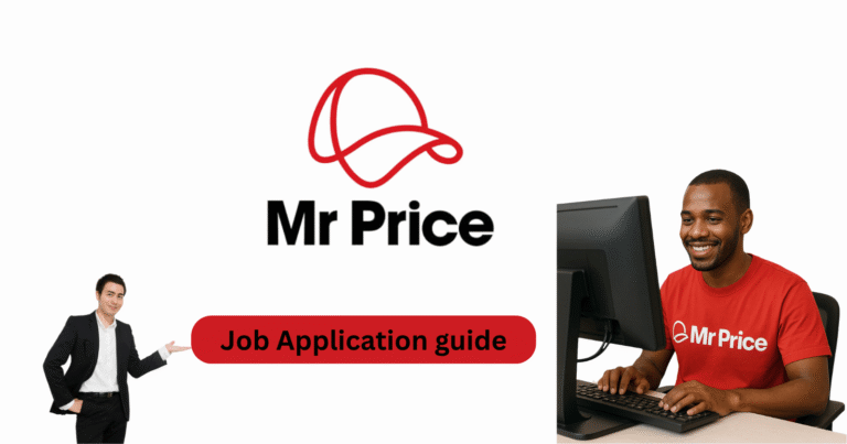 job seeker learning how to apply for Mr Price job posts