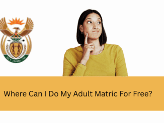 Adult Matric For Free